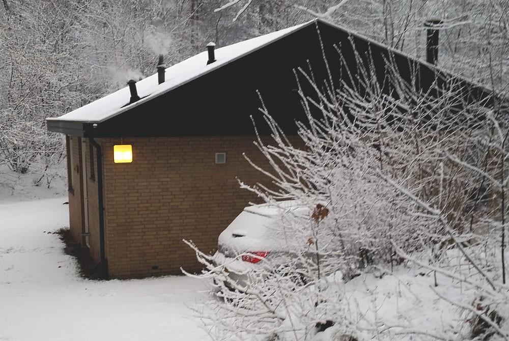 Landal Coldenhove bungalow in de winter