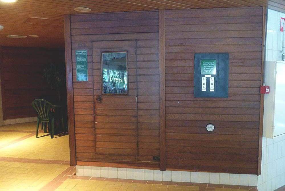 De infrarood sauna, Landal Heideheuvel zwembad