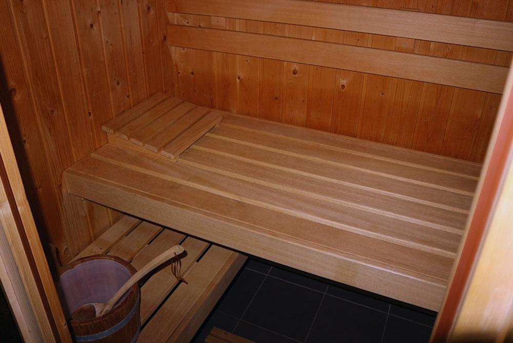 Sauna in de bungalow, Landal Miggelenberg