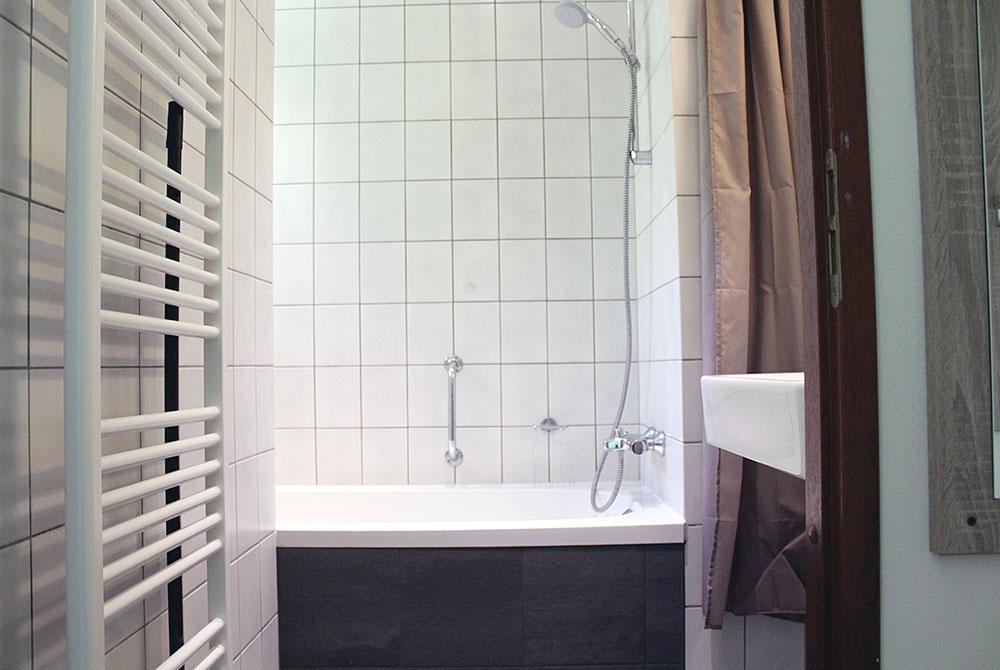 Badkamer in het huisje, Landal Aelderholt