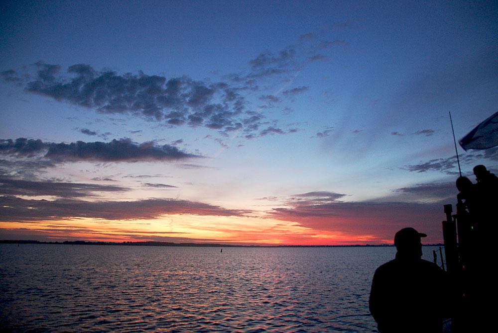 Zonsopkomst op het Lauwersmeer, Landal Esonstad