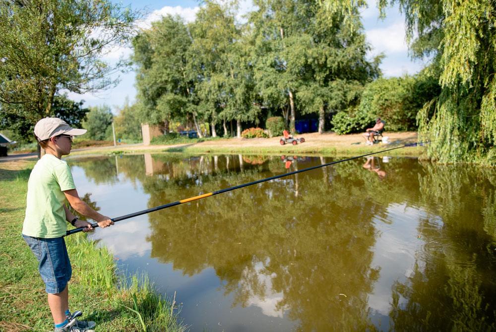 Vissen Villapark De Weerribben