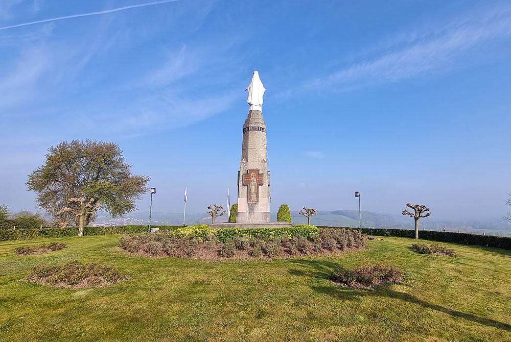 Maria Monument op de Gulperberg, fietsroutes Zuid-Limburg