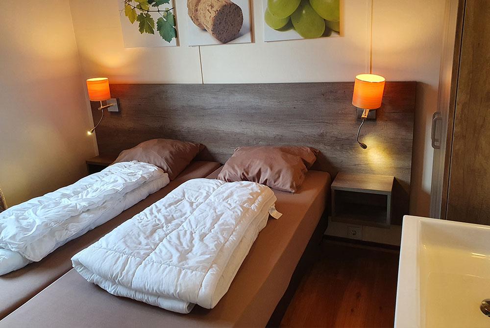 Slaapkamer in de bungalow, Landal Mont Royal review