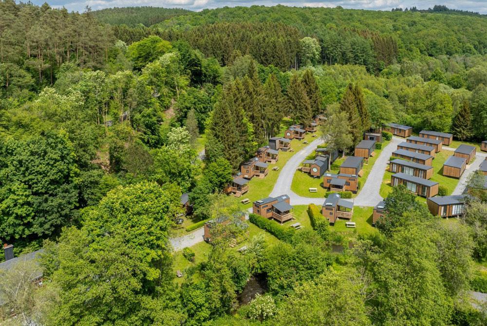 Landal Nature Parc Saint Hubert vanuit de lucht