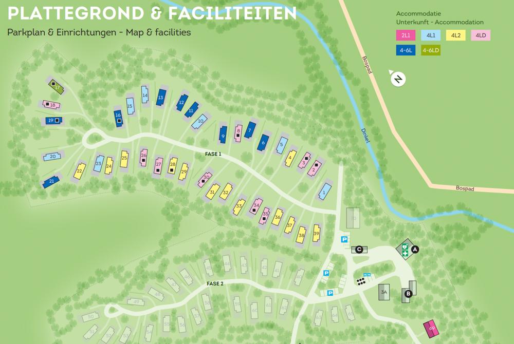 plattegrond, Landal Olde Kottink review