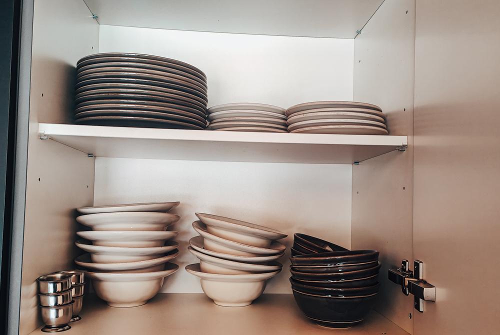 Servies in de keuken, review Landal Park Eksel