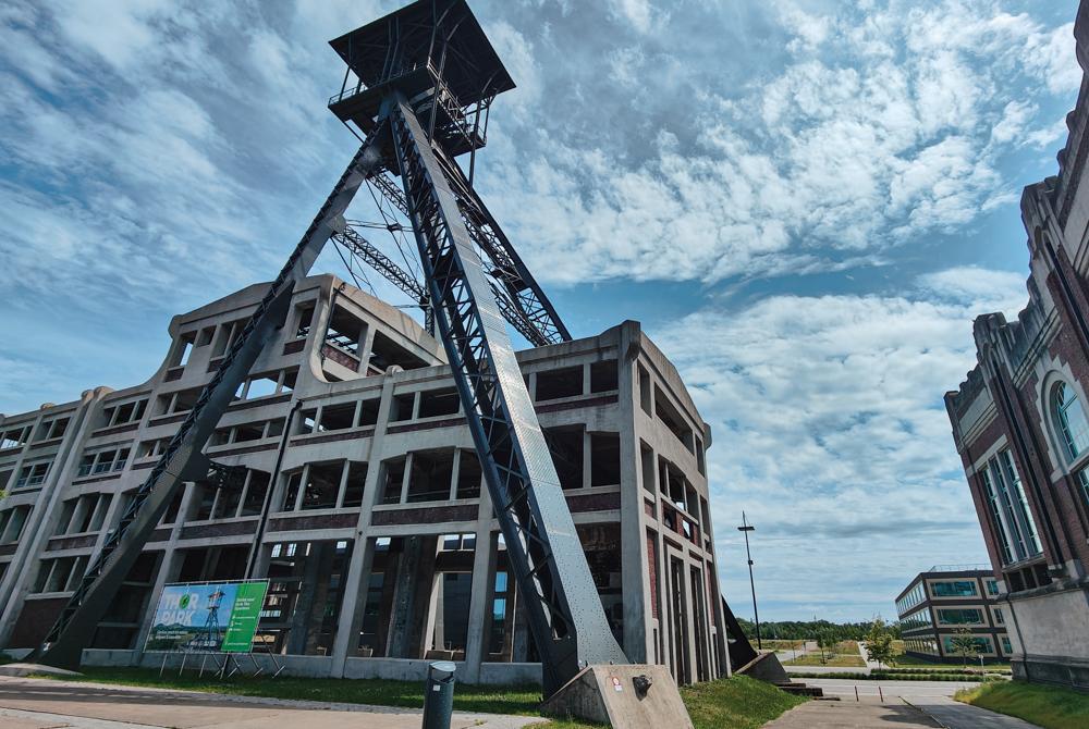 De mijnsite van Waterschei in Thorpark