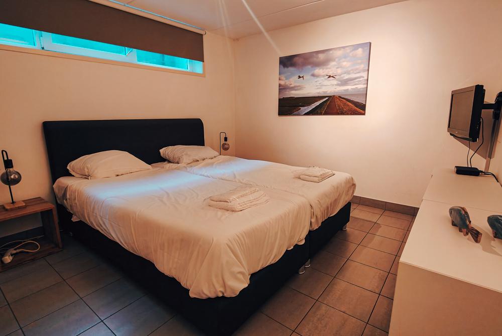 Slaapkamer in de bungalow, Landal Duynvallei