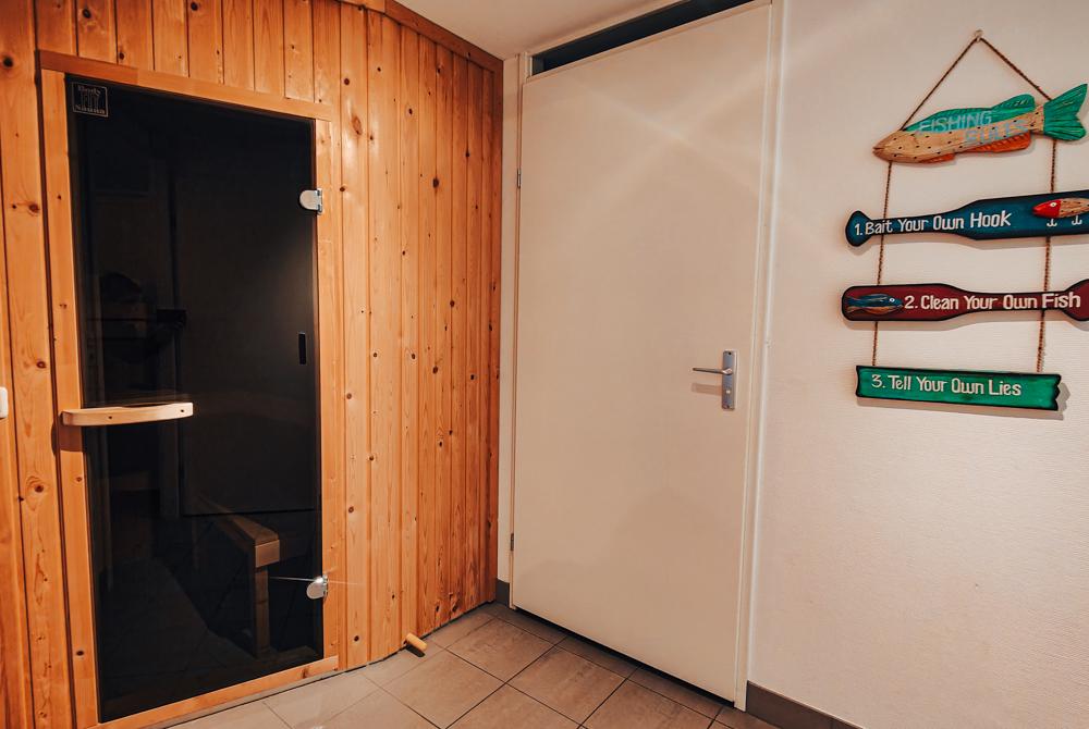 Sauna bij de bungalow, Landal Duynvallei