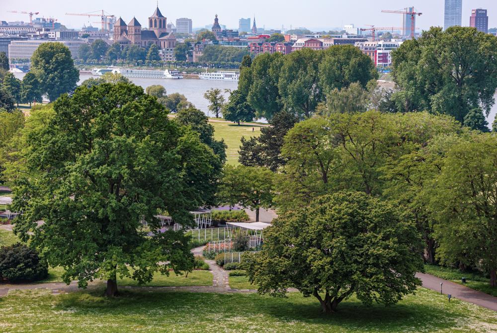 Rheinpark, stedentrip Keulen